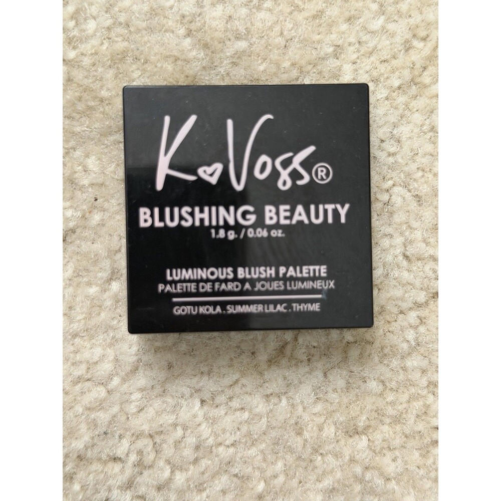 K Voss Blushing Beauty Luminous Blush Palette Shade Rosy Mini Size NEW